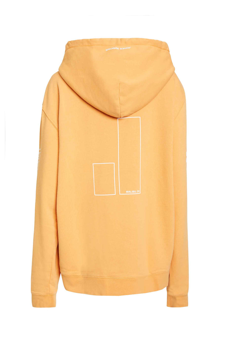 orange Malibu hoody