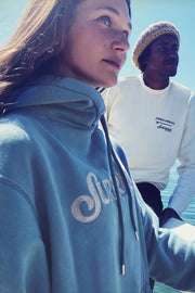 light blue Malibu hoodie