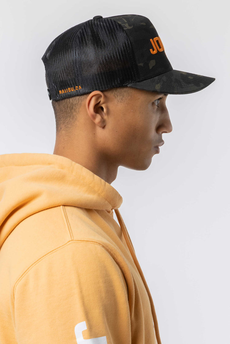 Malibu Trucker Hat | Uniform Bold Camo | Jones WrkWr