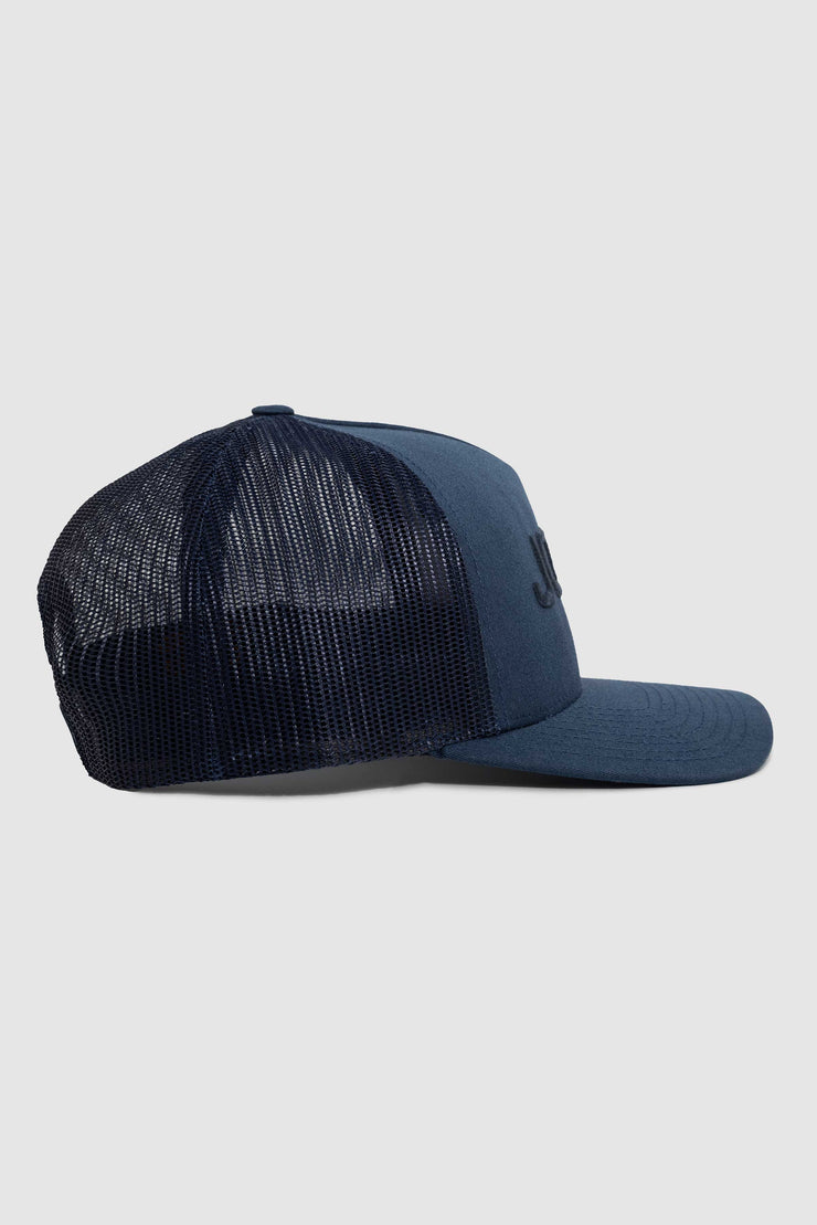 Malibu navy trucker hat