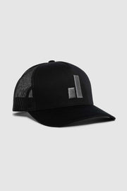 black Malibu trucker hat#color_black